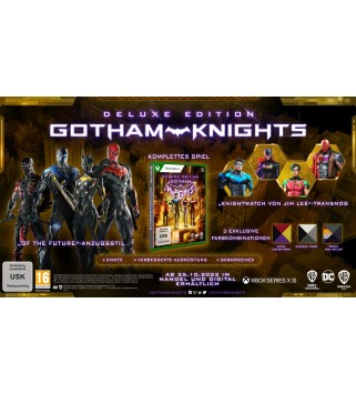 Gotham Knights Deluxe Edition Xbox Series X + 4 Boni (AT PEGI) (deutsch)