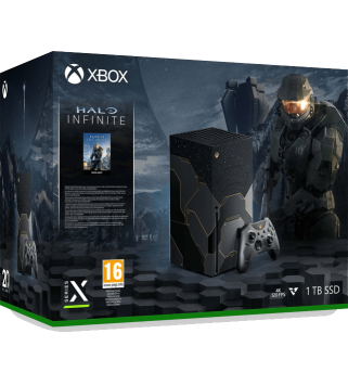 Microsoft Xbox Series X Halo Infinite Limited Edition Bundle mit Laufwerk und 1 TB SSD (Xbox Series X) (C8Y-00031)