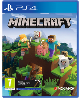 Minecraft PS4 Bedrock Edition + Starter-Pack (EU PEGI) (deutsch)