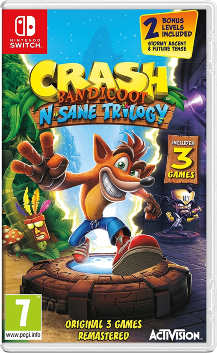 Crash Bandicoot N. Sane Trilogy Switch inkl. 2 Bonus-Levels (EU PEGI) (deutsch) [uncut]